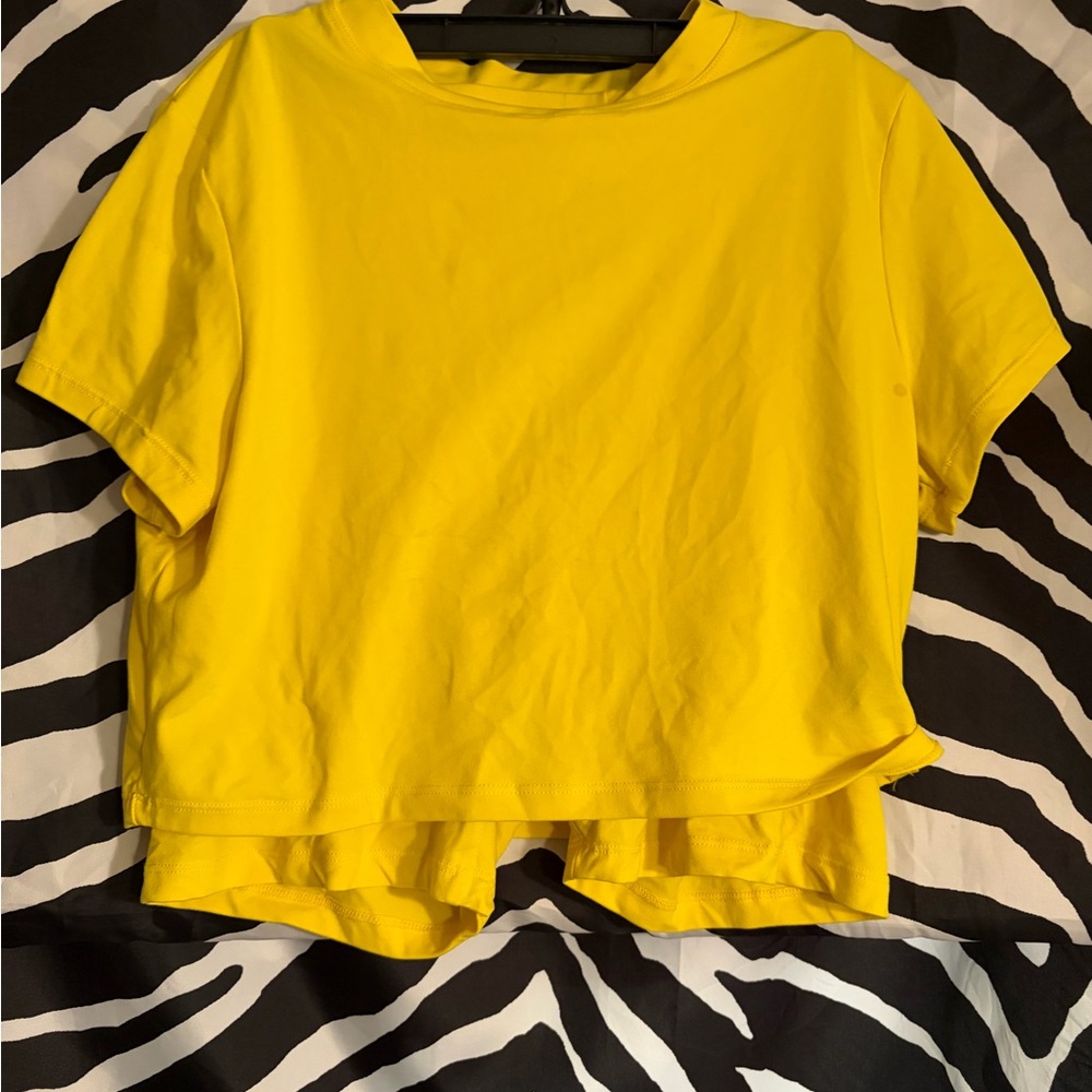 Sunny Yellow Short Sleeve Women's Tee